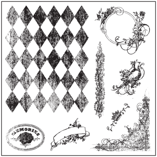 8-x8-Clear-Stamps-Backgrounds-Harlequin-Charm_product_main (532x532, 339Kb)
