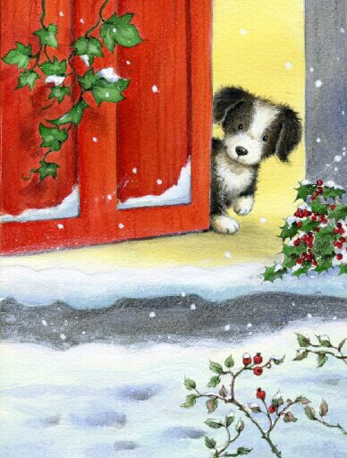 11.26256.512.puppy,red door,ivy001 (388x512, 150Kb)