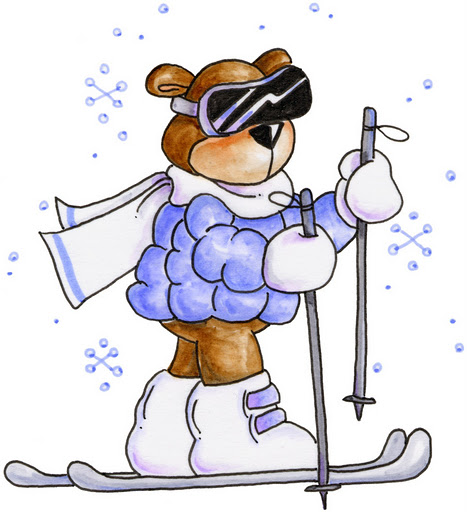 Skiing Bear (467x512, 63Kb)