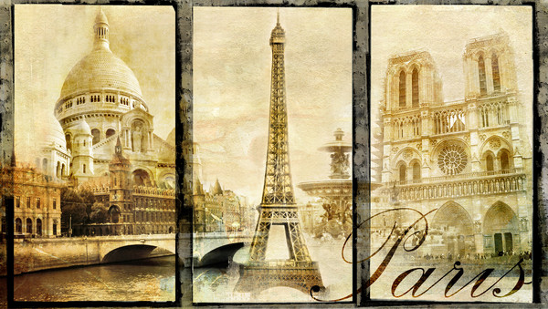 Vintage card from  Paris 01 (600x339, 107Kb)