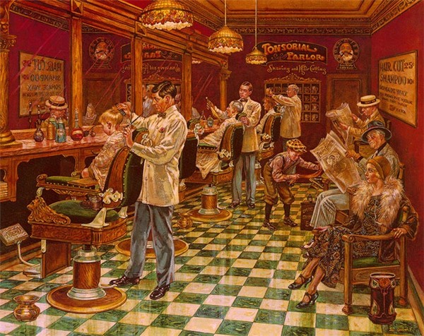 Lee_Dubin-Barber Shop (600x476, 125Kb)