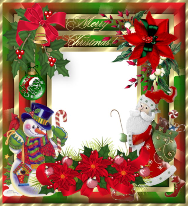 MerryChristmasFrame2WithWords (640x700, 672Kb)