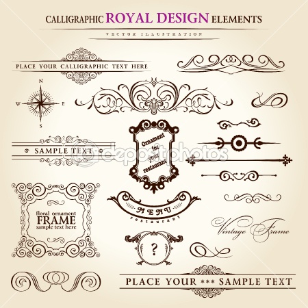 dep_4911388-Calligraphic-elements-vintage-set.-Hand-retro-written-feather (450x450, 83Kb)