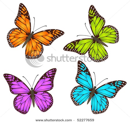 stock-vector-vector-butterflies-multicolour-imagination-about-danaus-plexippus-monarch-isolated-on-a-white-52277659 (450x426, 66Kb)