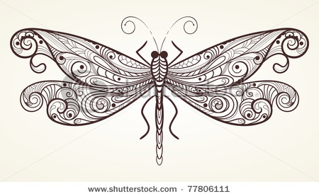 stock-vector-vector-monochrome-dragonfly-with-unique-pattern-77806111 (450x277, 48Kb)