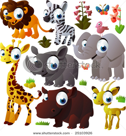 stock-vector-vector-animal-set-african-animals-25103926 (434x470, 104Kb)