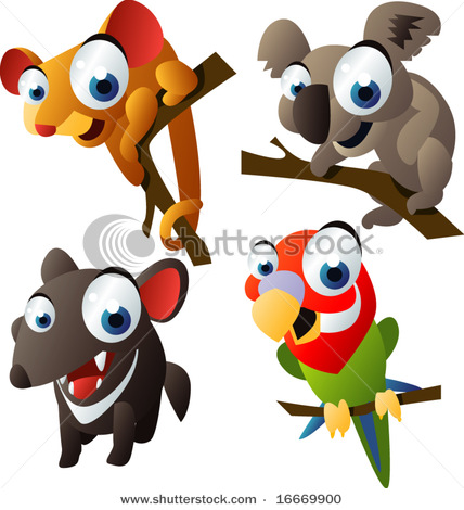 stock-vector-vector-animal-set-australian-bandicoot-koala-tasmanian-devil-lorikeet-16669900 (428x470, 69Kb)