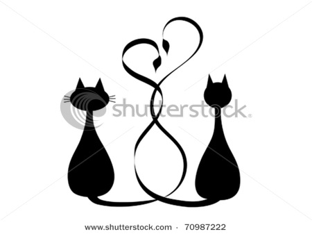 stock-vector-silhouettes-of-two-cats-in-love-vector-illustration-70987222 (450x337, 20Kb)