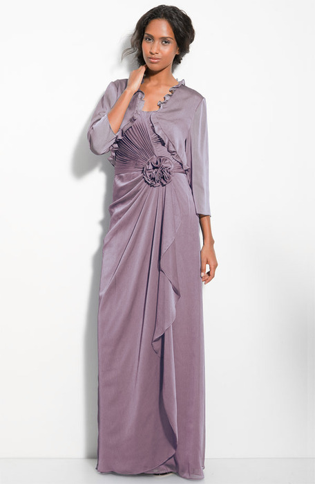 Adrianna Papell Draped Cationic Chiffon Gown with Bolero copy (456x700, 48Kb)