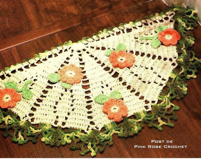 Tapete Meia Lua Floral_ Croche- PRoseCrochet (700x553, 119Kb)