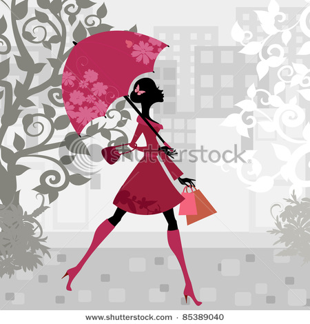 stock-vector-beautiful-woman-with-umbrella-85389040 (450x470, 63Kb)
