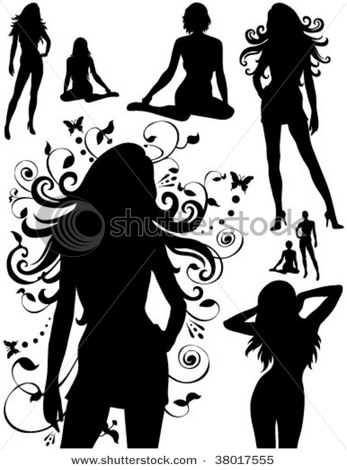 stock-vector-vector-eight-womens-silhouettes-standing-or-sitting-some-with-long-hair-can-be-used-for-design-38017555 (347x470, 49Kb)