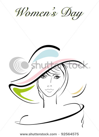 stock-vector-vector-illustration-of-a-beautiful-girl-wearing-hat-for-international-women-s-day-92564575 (338x470, 33Kb)