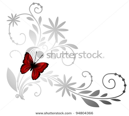 stock-photo-floral-pattern-with-red-butterfly-94804366 (450x406, 33Kb)