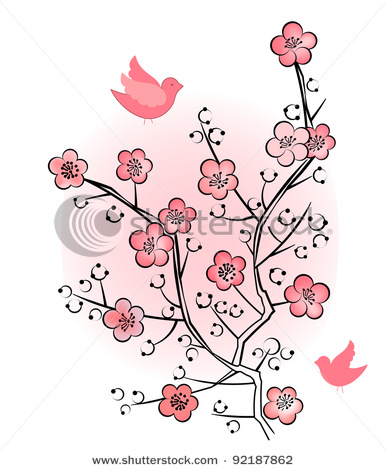 stock-vector-oriental-blossoms-with-birds-92187862 (386x470, 60Kb)