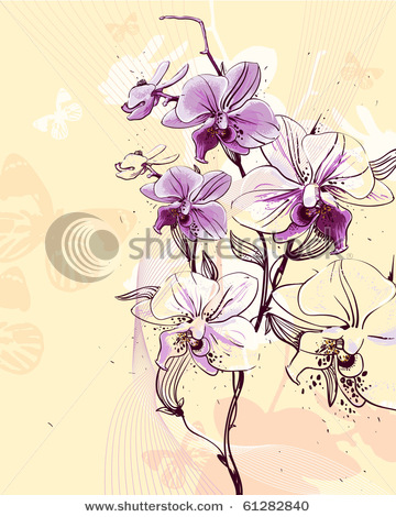 stock-vector-tender-twig-blossoming-orchids-on-a-light-background-with-butterflies-61282840 (360x470, 86Kb)