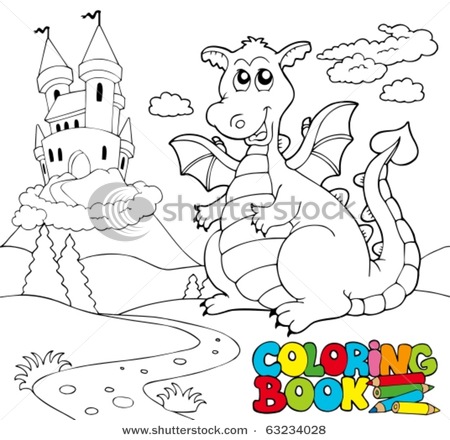 stock-vector-coloring-book-with-big-dragon-vector-illustration-63234028 (450x440, 65Kb)