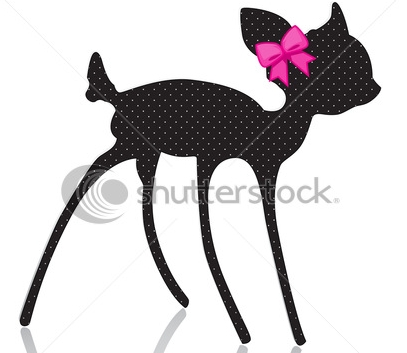 stock-vector-bambi-silhouette-with-pink-bow-ribbon-29927386 (407x353, 62Kb)