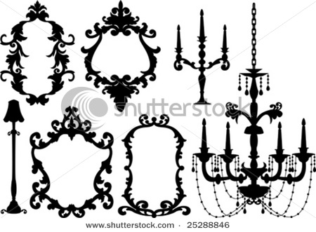 stock-vector-antique-picture-frames-and-crystal-chandelier-silhouette-vector-25288846 (450x331, 49Kb)