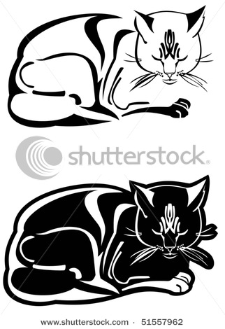 stock-vector-black-white-vector-image-of-sitting-cat-51557962 (322x470, 44Kb)