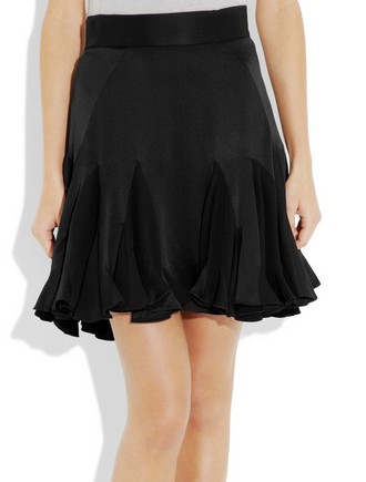 Zac Posen's black silk-charmeuse skirt (330x435, 19Kb)