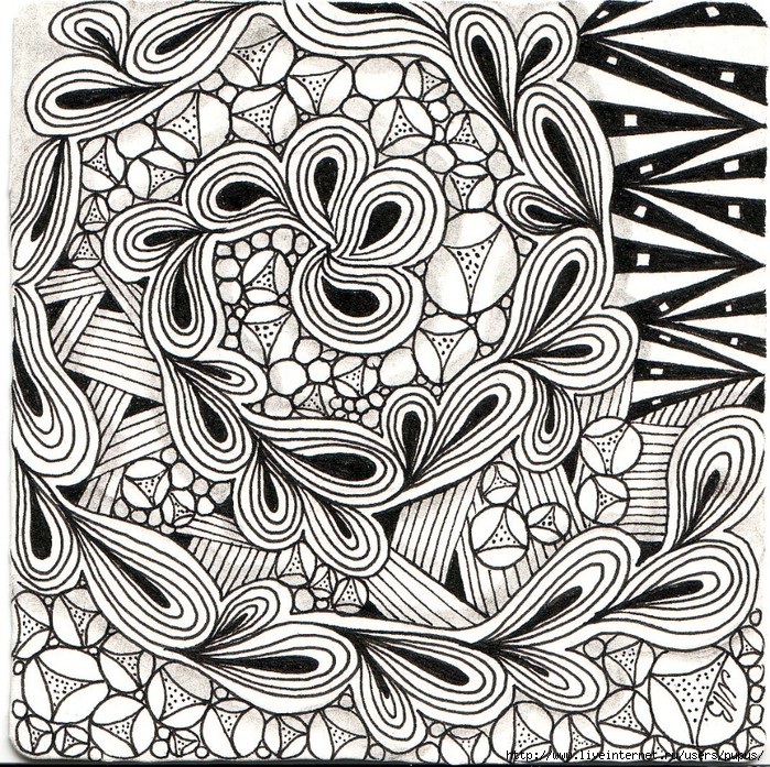 Zentangle is for everyone (700x697, 687Kb)