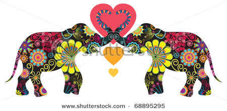 stock-vector-elephant-love-animal-love-68895295 (450x220, 60Kb)