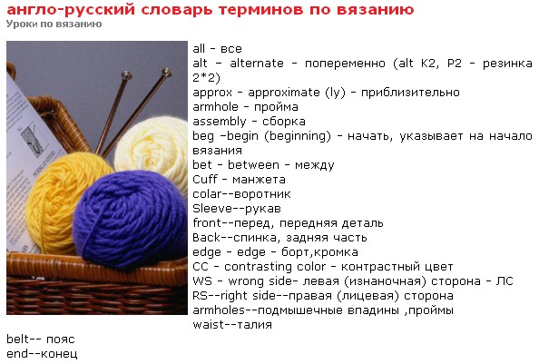 Что означает связанные. Глоссарий вязальных терминов крючком. Словарь терминов по вязанию спицами. Английские вязальные термины крючок. Термины по вязанию крючком.