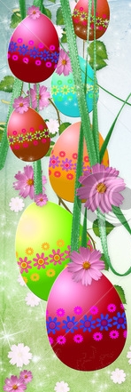 stock-photo-spring-or-easter-background-with-colorful-easter-eggs-and-flowers-hanging-on-ribbons-75461944 (148x441, 73Kb)