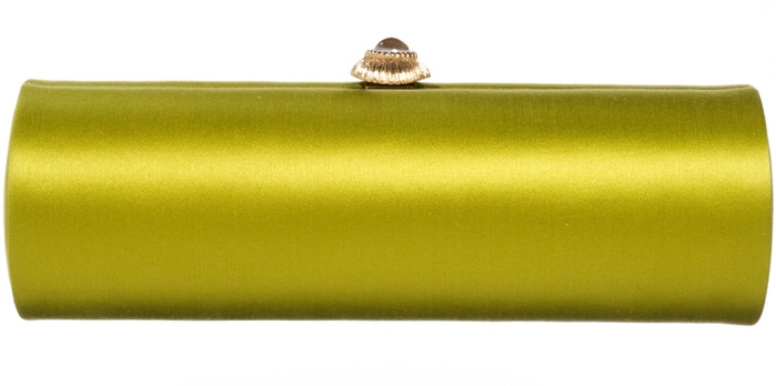 Amanda Pearl  Chartreuse Duchess Satin Roll Clutch (700x348, 97Kb)