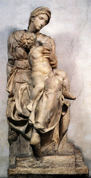 Мадонна микеланджело картина