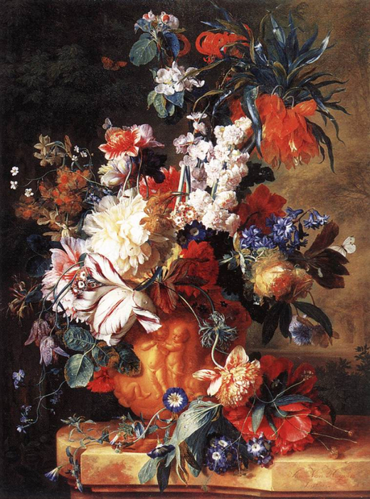 Bouquet of Flowers in an Urn (520x700, 486Kb)