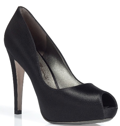 Salvatore Ferragamo Satin Peep-Toe Platform Pumps (400x418, 48Kb)