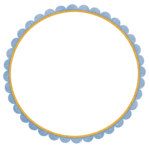  dje_frame_scallopcirlcle_blue (700x690, 187Kb)