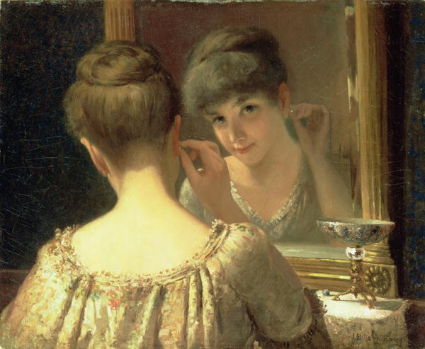 The-Coquette-1885-xx-James-Wells-Champney (600x493, 204Kb)