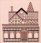  Jill Cater Nixon - Blackwork-style Victorian House (143x150, 29Kb)