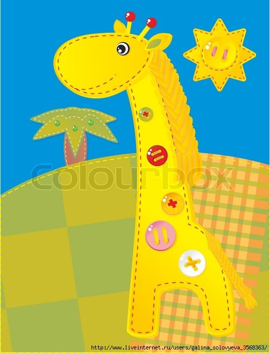3326312-childish-applique-giraffe (534x700, 197Kb)