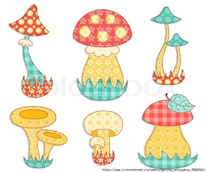 4289497-isolated-mushroom-patchwork-set (700x585, 232Kb)