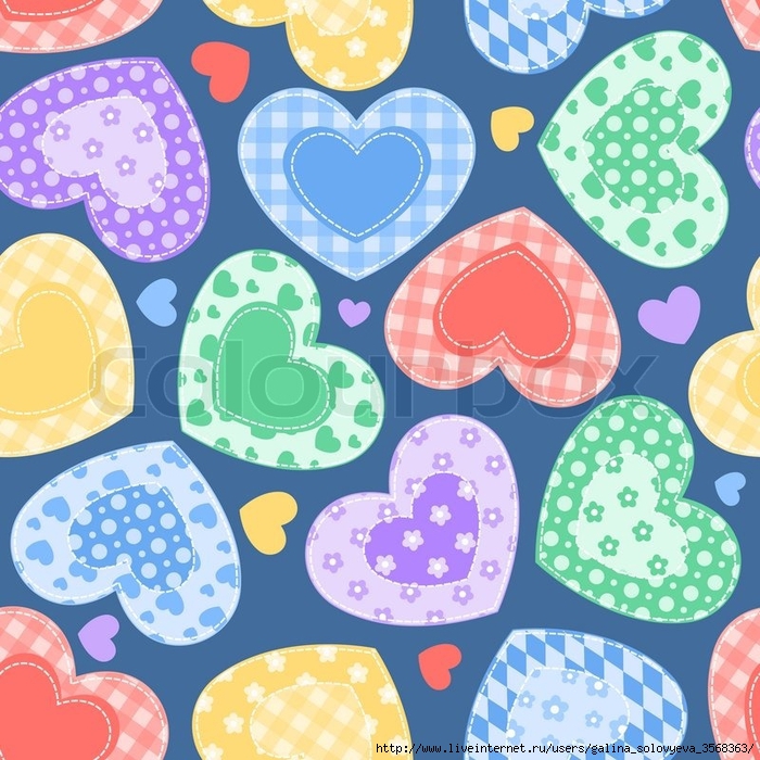 4700394-patchwork-hearts-on-the-blue (700x700, 386Kb)