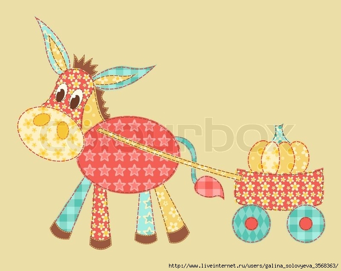 5595914-burro-patchwork (700x557, 179Kb)
