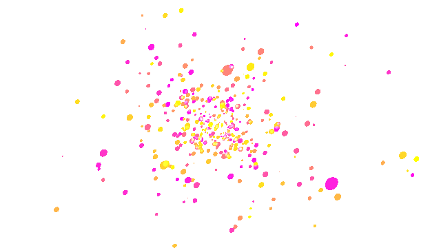 Конфетти анимация на прозрачном фоне для презентации