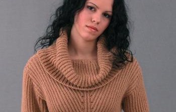 Воротник спицами . Как связать воротник от внешнего края .KNIT COLLAR WITH KNITTING NEEDLES. Ч 1