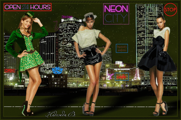  Neon City (600x400, 327Kb)