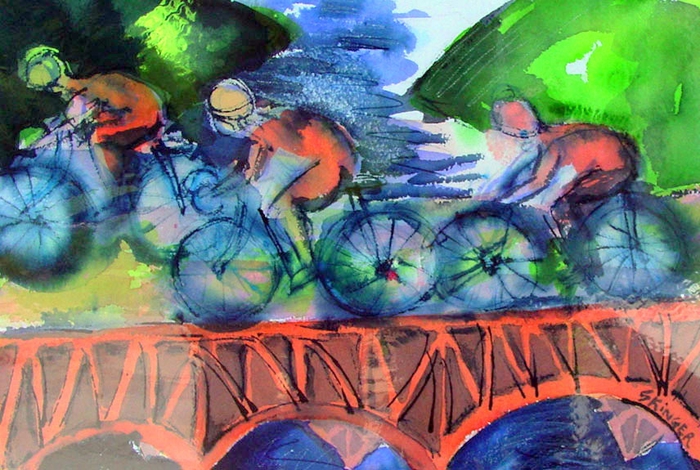 3 cyclists to city fragment (700x470, 312Kb)