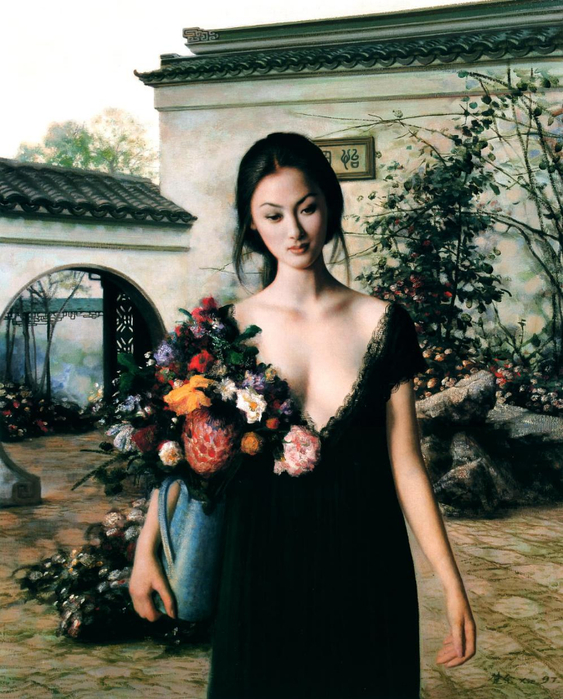 Девушки Xie Chuyu20! (563x700, 443Kb)