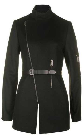 Mcq Alexander Mcqueen Womens Asymmetrical Zip Black Wool Jacket (361x598, 53Kb)