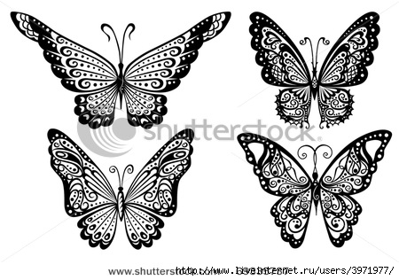 stock-vector-artistic-pattern-with-butterflies-suitable-for-a-tattoo-69335737 (450x316, 103Kb)