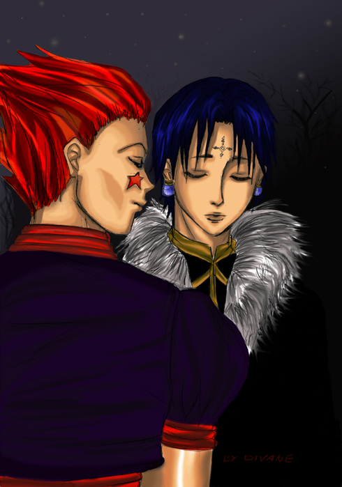 Hisoka_x_Kuroro_by_MyobiMarishka (490x700, 290Kb)