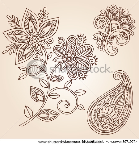 stock-vector-henna-mehndi-flower-doodles-abstract-floral-paisley-design-elements-vector-illustration-93345661 (450x470, 192Kb)