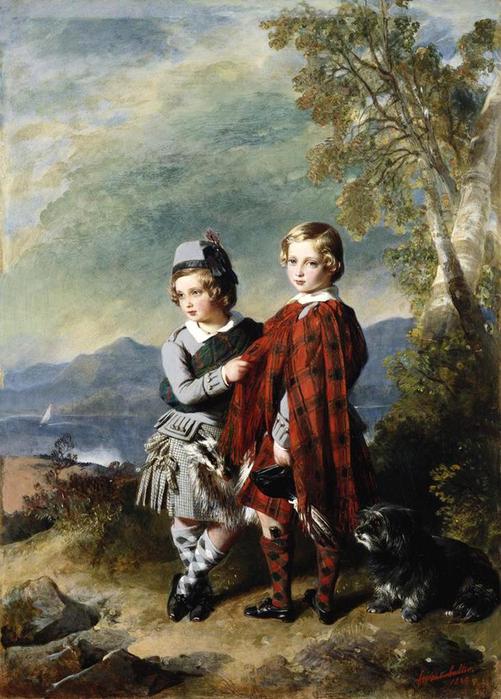 Albert Edward, Prince of Wales,with Prince Alfred, by Franz Xaver Winterhalter  (501x700, 69Kb)